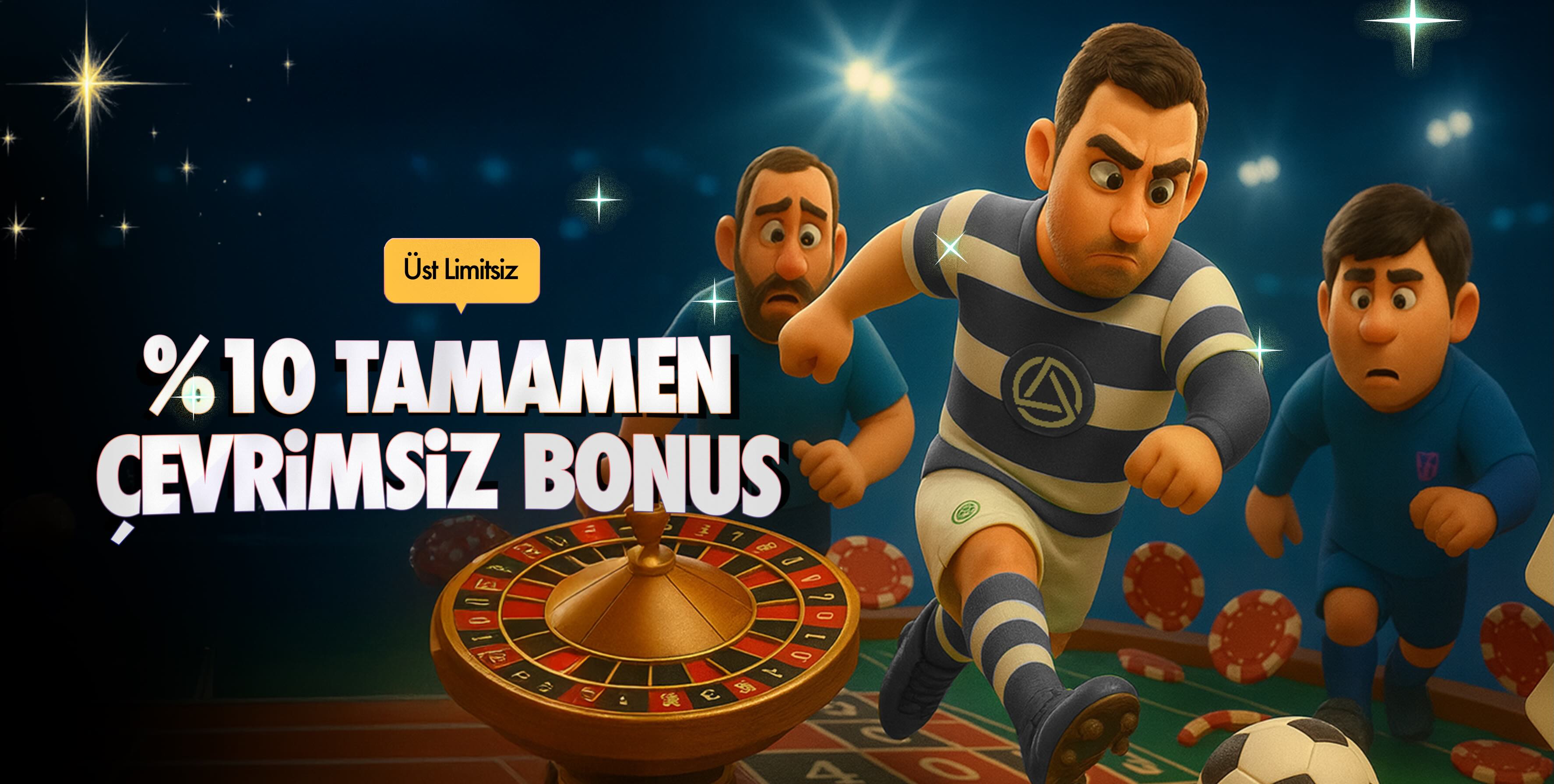 %10 Tamamen Çevrimsiz Yatırım Bonusu